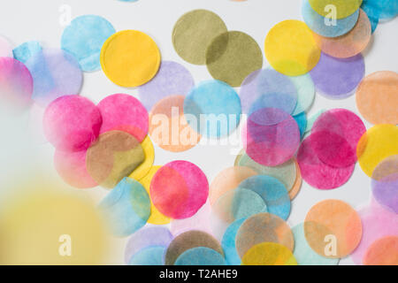 Confettis circulaire Banque D'Images