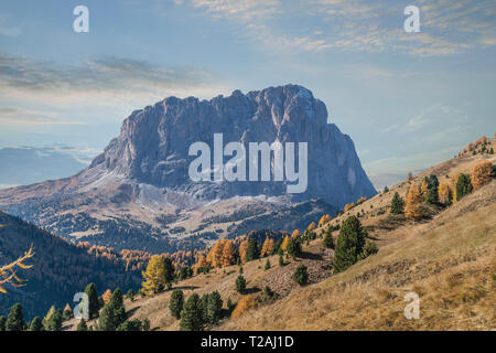 Randonnée dans les Dolomites, le Tyrol du Sud, Italie Banque D'Images