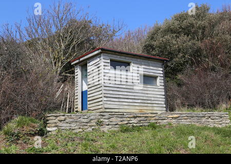 Refuge des dauphins, le parc Durlston, Swanage, à l'île de Purbeck, Dorset, Angleterre, Grande-Bretagne, Royaume-Uni, UK, Europe Banque D'Images