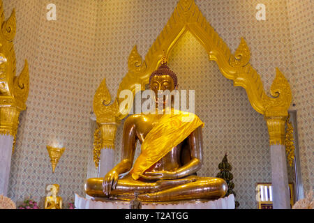 Le Golden Buddha, Wat Traimit, Bangkok, Thaïlande Banque D'Images