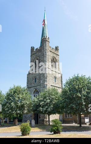 St Andrew's Parish Church, High Street, Hornchurch, London Borough of Havering, Greater London, Angleterre, Royaume-Uni Banque D'Images