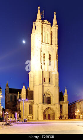 Belfort tower dans la partie historique de la ville de Gand, Belgique Banque D'Images