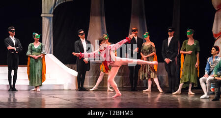 Le Ballet national cubain interprète Cendrillon à Tearo la Caridad, Santa Clara, Cuba Banque D'Images