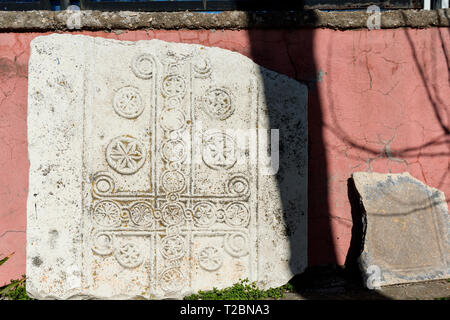 Mars 01,2019 KARAMAN TURQUIE.Museum de Karaman province.Certains sites anciens araound dans la fondation. Banque D'Images