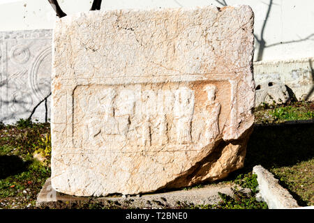 Mars 01,2019 KARAMAN TURQUIE.Museum de Karaman province.Certains sites anciens araound dans la fondation. Banque D'Images