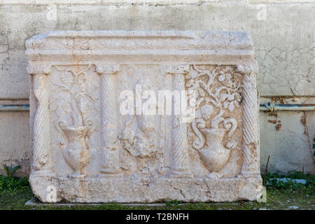 Mars 01,2019 KARAMAN TURQUIE.Museum de Karaman province.Certains sites anciens araound dans la fondation. Banque D'Images