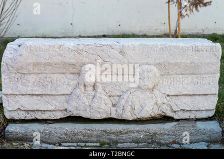 Mars 01,2019 KARAMAN TURQUIE.Museum de Karaman province.Certains sites anciens araound dans la fondation. Banque D'Images