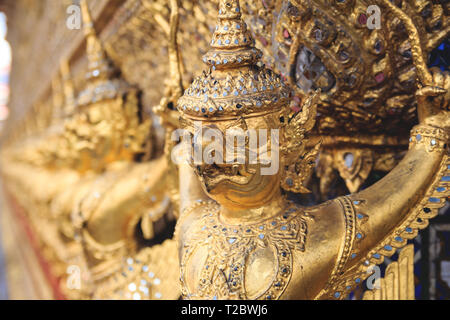 Détails du temple de Wat Pho à Bangkok Banque D'Images