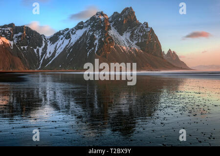 Stokksnes, Hornafjordur, Hofn, Sud de l'Islande, Islande, Europe Banque D'Images