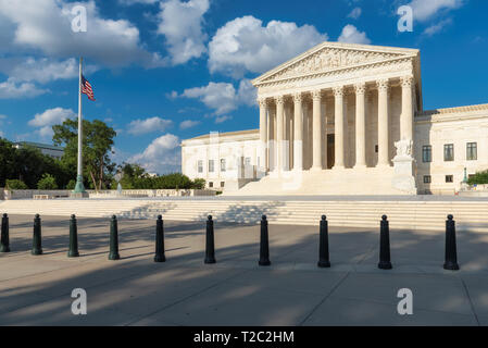 Bâtiment de la Cour suprême des Etats-Unis à Washington DC, USA. Banque D'Images