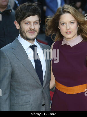 Mar 20, 2016 - Londres, Angleterre, Royaume-Uni - Jameson Empire Awards 2016, l'hôtel Grosvenor House - La photo montre des arrivées : Iwan rj Management, Zoe Grisedale Banque D'Images