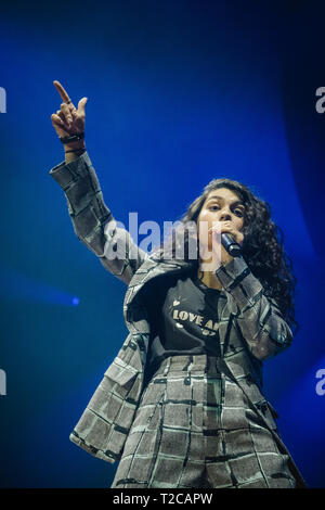 La Suisse, Zürich - 31 mars, 2019. Le chanteur et compositeur canadien Michel Cara effectue un concert live au Hallenstadion à Zurich. (Photo crédit : Gonzales Photo - Tilman Jentzsch). Gonzales : Crédit Photo/Alamy Live News Banque D'Images