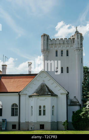 Fantast Dundjerski ou château, célèbre destination touristique, près de la ville de Becej, Serbie Banque D'Images