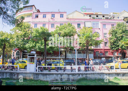 Parc Rinia, Taivani complexe restaurant Centre, centre de Taïwan, la construction d'Archaea site Tower, conçue par le studio d'architecture française, Tirana, Banque D'Images