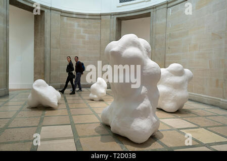 Sculpture par Natalie Morgan-Klein au Royal Scottish Academy à Édimbourg, Écosse, Royaume-Uni Banque D'Images