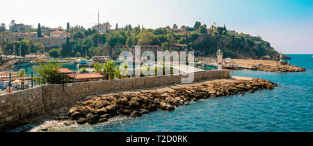 La marina de Picutre Antalya. Tourner en juillet 2018 Banque D'Images