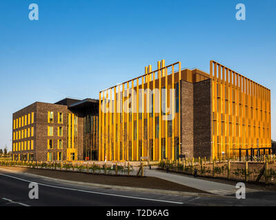 Abcam édifice du siège social de l'AC Abcam Cambridge Università Campus : laboratoire & installations de bureau. NBBJ Architectes Architectes ouvert 2019 Banque D'Images