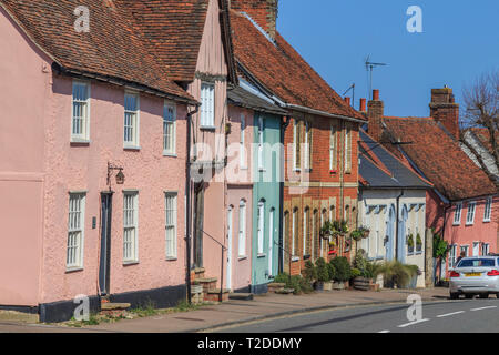 Le centre-ville de Braintree, Suffolk, Angleterre, RU, FR Banque D'Images