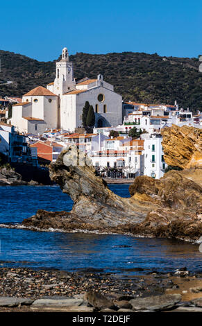 Village de Cadaqués Banque D'Images