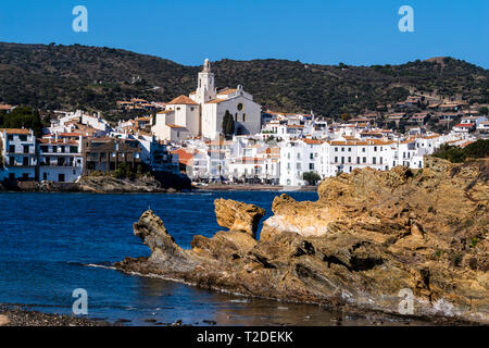 Village de Cadaqués Banque D'Images