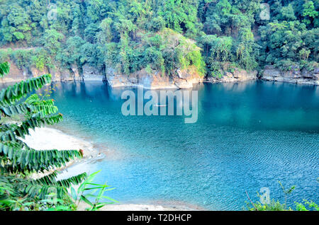 Rivière Dawki, Meghalaya, en Inde Banque D'Images