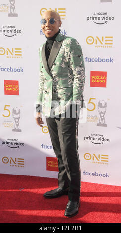 30 mars 2019 - Los Angeles, Californie, États-Unis - 30 mars 2019 - Los Angeles, Californie USA - LENA WAITHE au 50e N.A.A.C.P. Awards-Arrivals tenue au Dolby Theatre Hollywood Los Angeles. (Crédit Image : © Paul Fenton/Zuma sur le fil) Banque D'Images