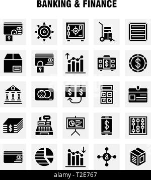 Voyage glyphe solide Icon Pack pour les concepteurs et développeurs. Icônes d'analyse, financiers, graphique, rapport, Vers le bas, de hiérarchie, de gestion, d'organisation, Ve Illustration de Vecteur