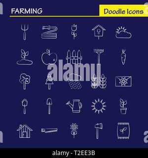 L'icône de la main d'agriculture pour le Web, Print et Mobile UX/UI Kit. Tels que : Sac, Sac de céréales, de riz, blé,, Lettre, Massage, papier, les pictogrammes Pack. - Vector Illustration de Vecteur