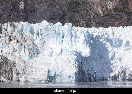 Margerie Glacier fermer jusqu'à Tarr, d'entrée de Parc National de Glacier Bay, Alaska Banque D'Images