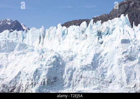 Margerie Glacier fermer jusqu'à Tarr, d'entrée de Parc National de Glacier Bay, Alaska Banque D'Images