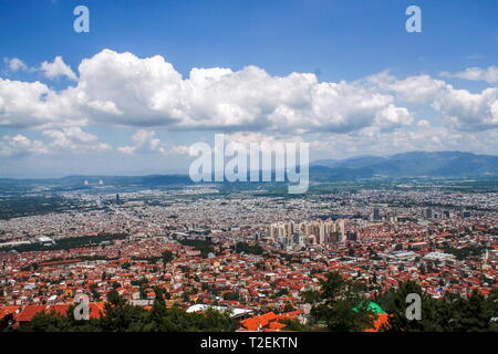 Vue panoramique de la ville de Bursa, Bursa, Turquie Banque D'Images