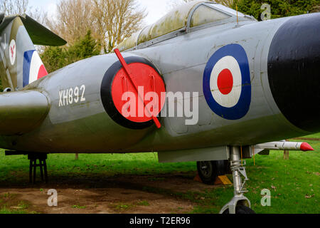 Gloster Javelin FAW.9R guerre froide Fighter Bomber Banque D'Images