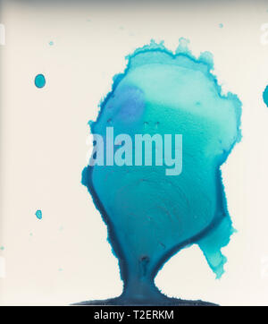 Forme d'une aquarelle, blob eco concept Banque D'Images