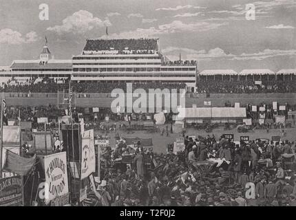 Jour de Derby à Epsom Banque D'Images