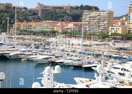 Monaco Harbour (Port Hercule / Port Hercule) Banque D'Images
