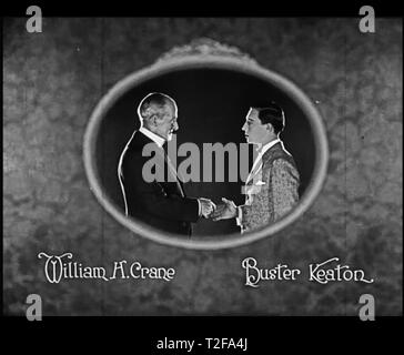 Buster Keaton vintage Années 1920 capture d'écran Banque D'Images