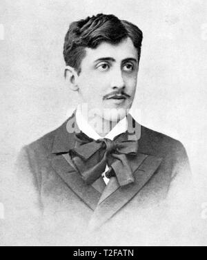 MARCEL PROUST (1871-1922) romancier français vers 1890 Banque D'Images
