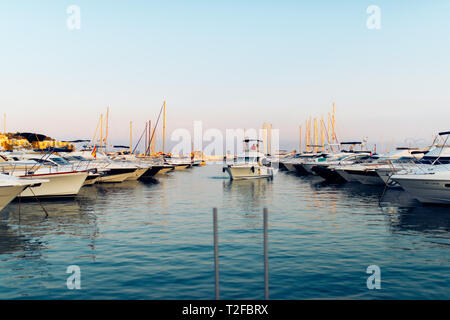 Marina Santa Eulàlia, Ibiza Banque D'Images