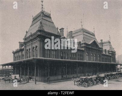 Dépôt de Bonaventure, le Grand Trunk Railway Station Banque D'Images