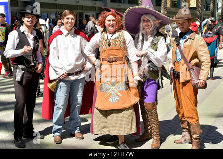 Anaheim, États-Unis. Mar 31, 2019. Cosplayeuse à WonderCon 2019 à l'Anaheim Convention Center. Anaheim, 31.03.2019 | Conditions de crédit dans le monde entier : dpa/Alamy Live News Banque D'Images