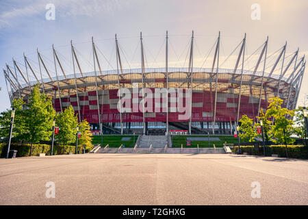 Stade national - PGE Narodowy à Varsovie Banque D'Images