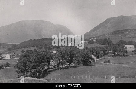 Buttermere Village Banque D'Images