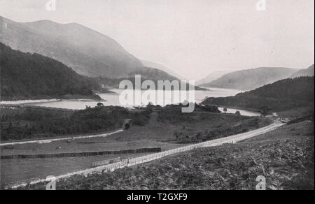 Thirlmere et Helvellyn Banque D'Images