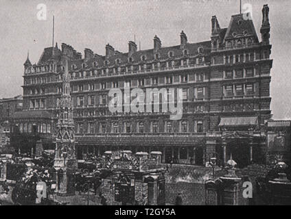 La gare de Charing Cross (South Eastern Railway) Banque D'Images