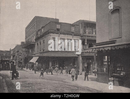 Scène de rue dans le quartier chinois, San Francisco Banque D'Images