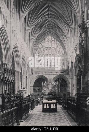 Cathédrale d'Exeter Banque D'Images