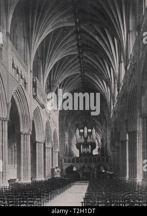 Cathédrale d'Exeter Banque D'Images