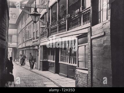 Vieux George Inn - Vue générale Banque D'Images