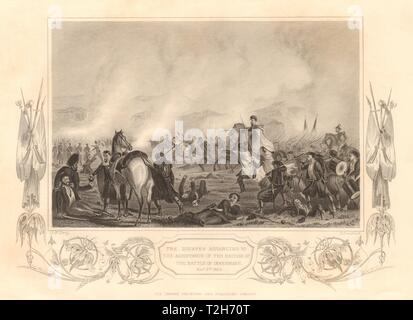 Guerre de Crimée. Aider les Zouaves britanniques. 5 novembre 1854 la bataille d'Inkerman 1860 Banque D'Images