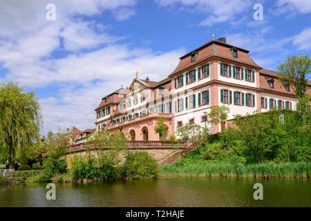 Château Rouge, Hammelburg, en Basse-franconie, Franconia, Bavaria, Germany Banque D'Images